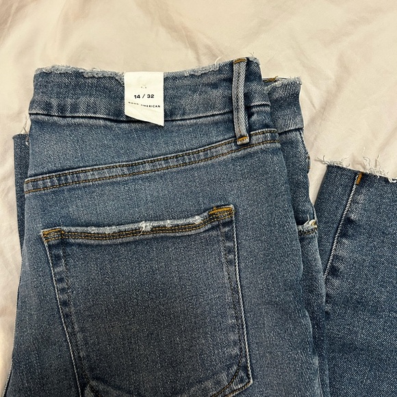 Good American Classic Bootcut Jeans in a Medium Wash Size 14/32 - Picture 7 of 7